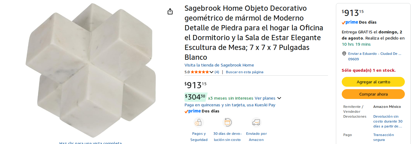 Decoración Geométrica Mármol