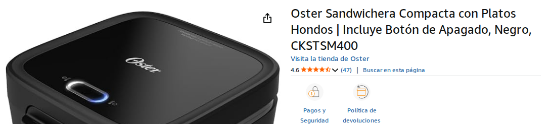 Sandwichera Compacta