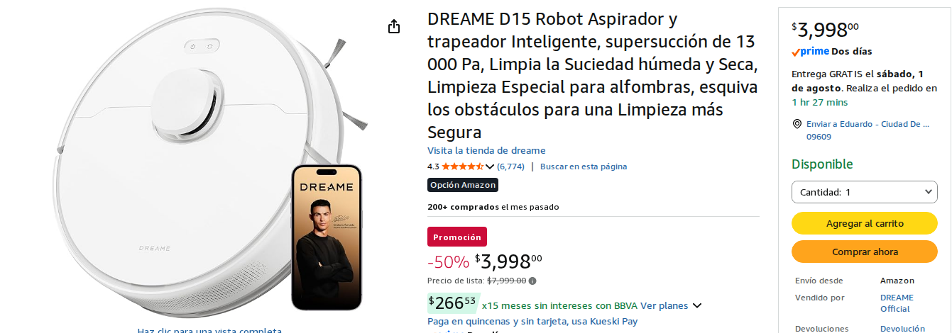 Robot Aspirador Trapeador