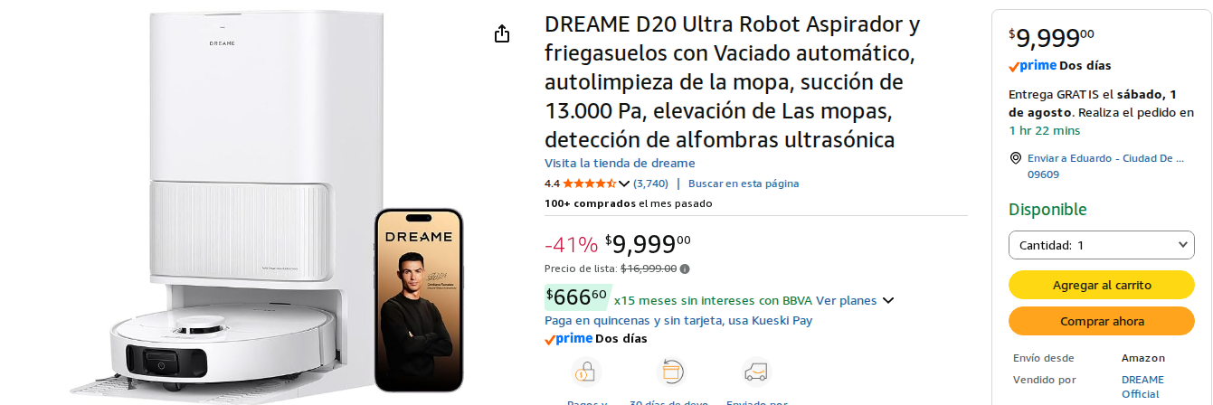Robot Aspirador Fregasuelos