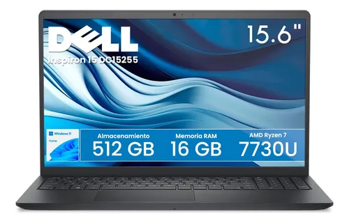 Laptop Dell Inspiron Táctil Ryzen 7 16 Gb 512 Gb Ssd Fhd