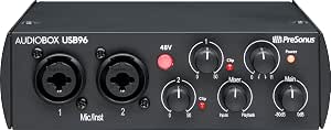 PreSonus AudioBox 96 25th Anniversary Interfaz de Audio USB con Software de Grabación Studio One Artist