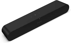 Sonos Ray Barra de Sonido Esencial, para TV, Música y Videojuegos - Negro